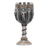 Nemesis Now Medieval Knight Goblet 17.5cm Silver, Resin w/Stainless Steel