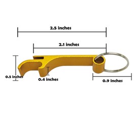 MTOMDY - Llavero abrebotellas de 100 unidades, a granel, abridor de botellas de cerveza para bebidas, abrebotellas de aluminio, abridor de botellas de cerveza de aluminio, llavero para cocina, boda