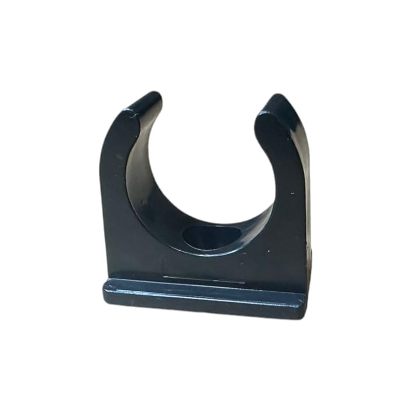 20mm Black PVC U Clip Conduit Push in Saddle -