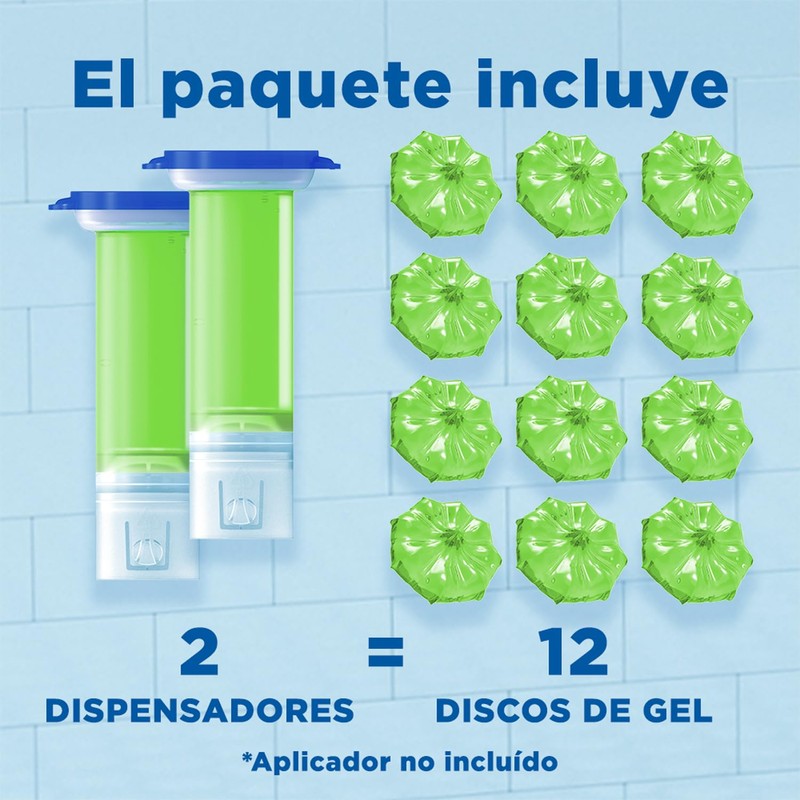 Pato Discos Activos para Inodoro, Gel Limpiador Continuo para Sanitarios,
