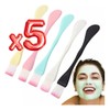 Brocha Japonesa Aplicador Mascarilla Cerdas Suaves Doble 5pz