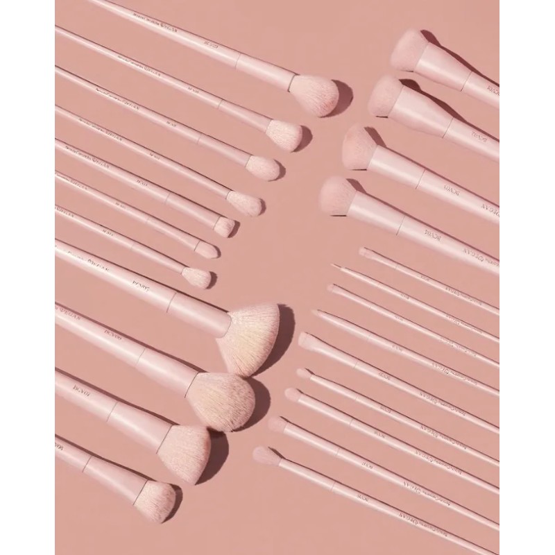 Vegan Brush Beauty Creations Brocha 14 Concealer Corrector Rosa