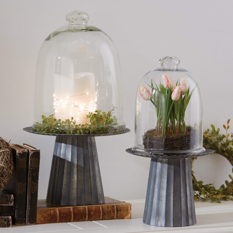 Park Designs Glass Bell Cloche - 9.5" H