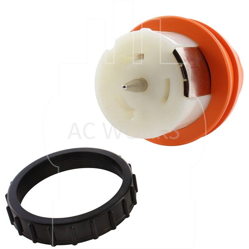 AC WORKS Generator to Transfer Switch 50Amp Inlet Box Adapter