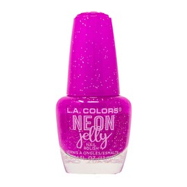 L.A. COLORS Neon Jelly Polish, Purple Shock CNL367