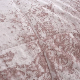 Catherine Lansfield Crushed Velvet Pillowsham Pair Blush