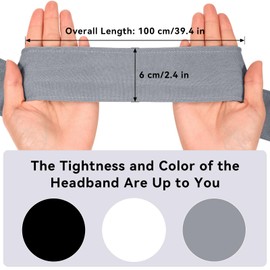 6 Pcs Head Tie Headbands,Ninja Headband,Tie Up Sweatband for Yoga Tennis Basketball, Running, Workout Athletics