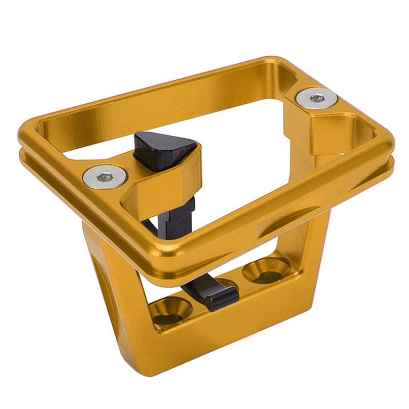 Folding Bike Front Carrier Adapter Aluminium Alloy Hollow Carved Mount