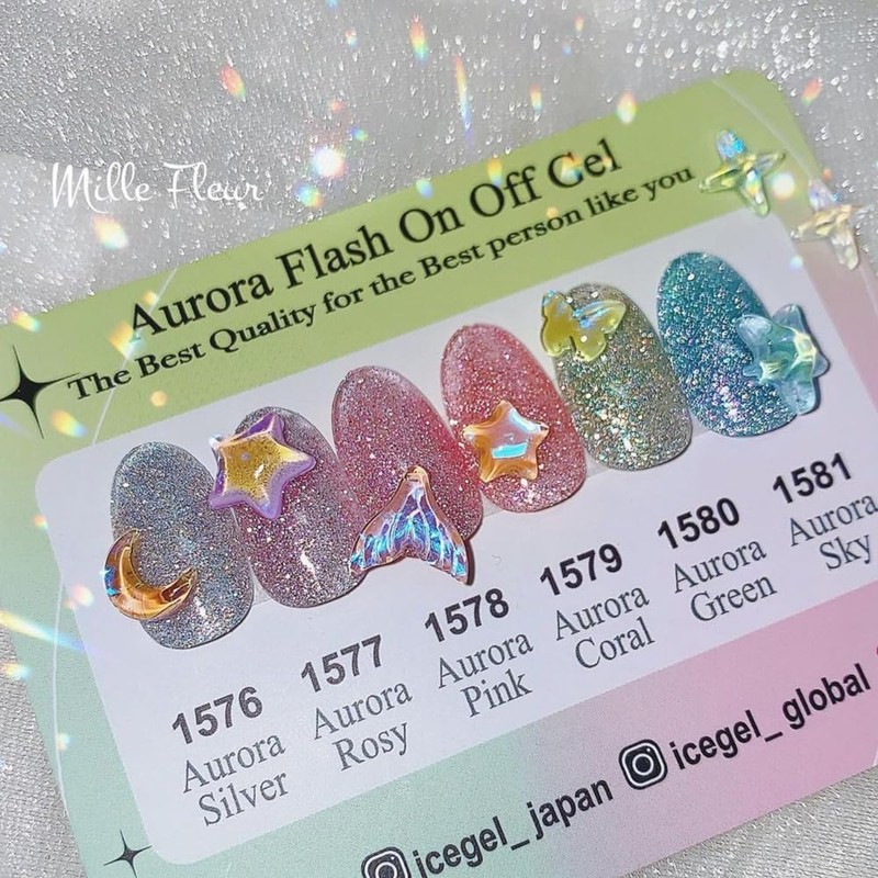 ICE GEL ABLACK Aurora Flash On Off Gel 1579 3g