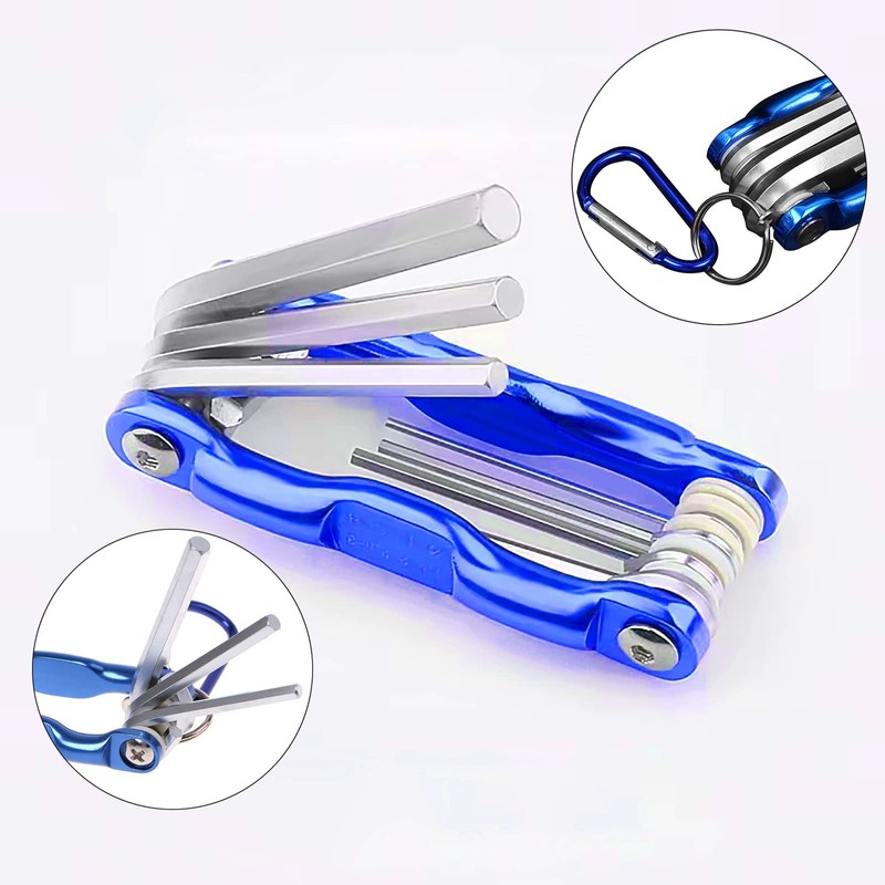 SHULLIN Hexagon Key Foldable Pocket Key Set, Professional Hexagon Key