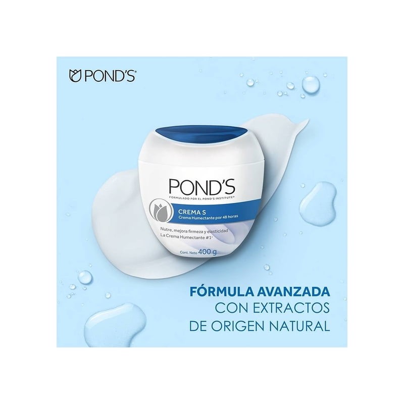 Crema facial Pond's S humectante nutritiva 400 g