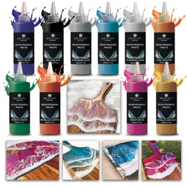BALTIC DAY - 10 Pigment Pastes for Epoxy Resin Set [20g] - Opaque Resin Pigment - Eoxy Paint - Epoxy Color - Mica Powder Paste - Epoxy Colorant