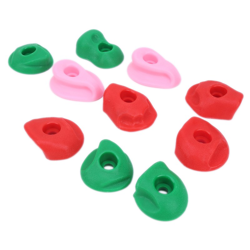 10pcs Climbing Holds MultiColored Large Rock Climbing Holds Outdoor Large
