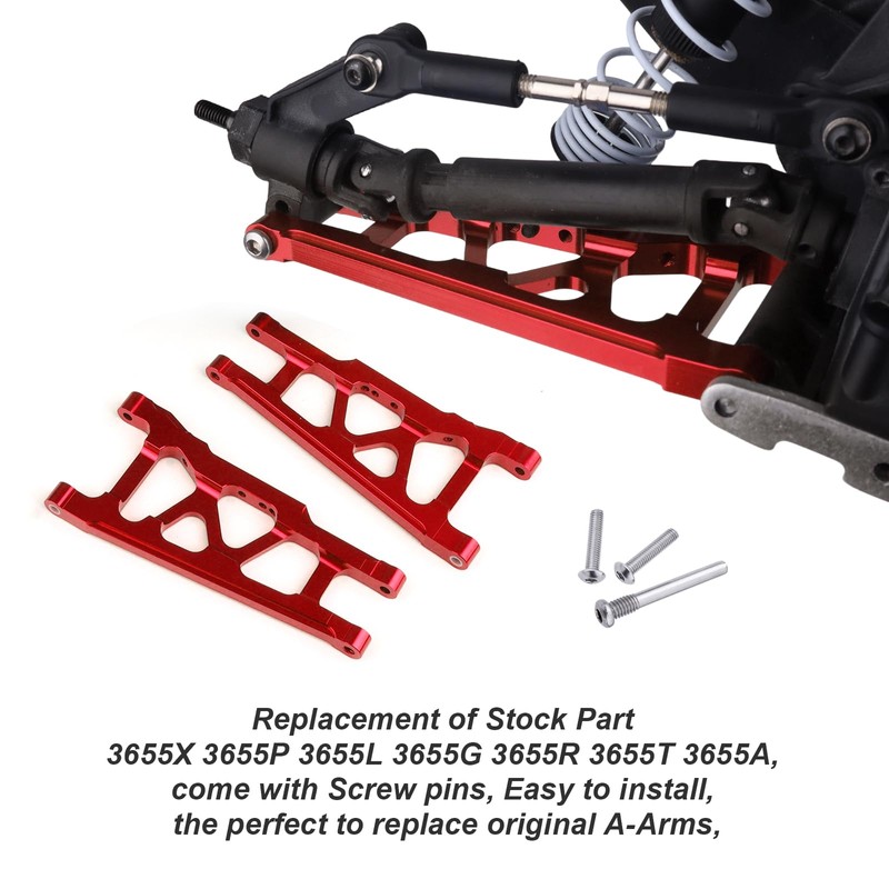Hobbypark Alloy Front & Rear Suspension Arms for Traxxas 1/10