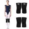 Bezioner Protective Knee Pads Dance Thick Sponge Anti-Slip Collision Avoidance Knee Sleeve for Kids and Adults (Black, M (50-65 kg))