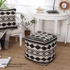 REDEARTH · UNSTUFFED Pouf Ottoman Cover Textured Cube Bean Bag