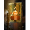 Brass Lantern with Horn Door