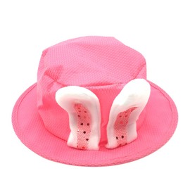 schone Bunny Ears Hat – Pink Coloured – Features Felt Bunny Ears – Ideal Accessory for Easter Celebrations – Alternative for Bonnet Hats
