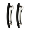 Women's Hair Clips Black Spring Clip Shiny Hair Clip Removable