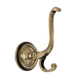 Nostalgic Warehouse Rope Coat Hook, Antique Brass,702231