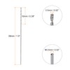 sourcing map 4pcs Solid Carbide Drill Bits 0.5mm C3/K10 Tungsten