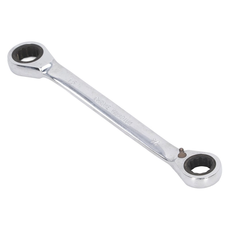 Double Ended Ring Wrench Universal Chrome Vanadium Steel 72 Tooth