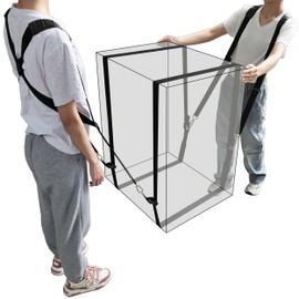 Shoulder Moving Straps with Cargo Tie Down Straps, Move, Lift, Carry, Lashing and Secure Straps for Safe and Efficient Moving of Heavy Objects, Furniture, and Appliances - 2 Person
