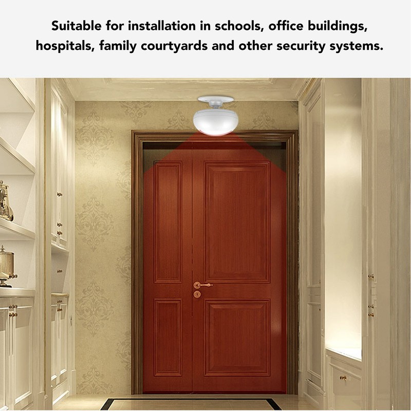 Wireless Curtain Motion Detector Wide Coverage Smart Curtain PIR Sensor