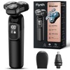 Electric Razor for Men Flynth 3-in-1 Cordless Shaver 3-Blade Rotary