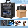 WELIDAY Miniatures Storage Case Miniatures Transport Case Aluminum Alloy Frame