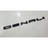 GMC 1pc Gloss Black Rear DENALI Emblems Letters Fit 2021-2023
