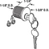 Prime-Line E 2562 Mortise Cylinder, 1-1/4 In., Solid Polished Brass,