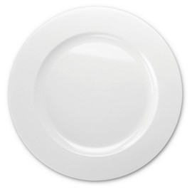 " OCCASIONS" 40 Piece Plates Pack, Heavyweight Disposable Wedding Party Plastic Bowls (6 oz Dessert Bowls, Plain White)