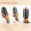 ZEPHBLOW Large Round Volumizing Brush for Dyson Airwrap, Large Round