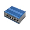 DIGITUS Network Switch - 8-Port Gigabit Ethernet - DIN-Rail Mounting