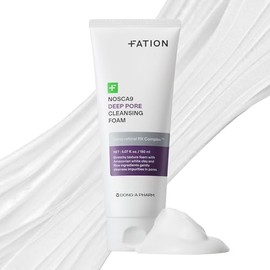 Nosca9 - Espuma limpiadora profunda de poros para pieles sensibles, lavado facial coreano para el cuidado de la piel con 17 aminoácidos, arcilla blanc