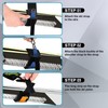 SGQTZDZQ Ski Straps, Easy to Use Ski Ties for Effortless