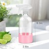 Rionisor Glass Spray Bottles with Silicone Sleeve Protection, Empty 16