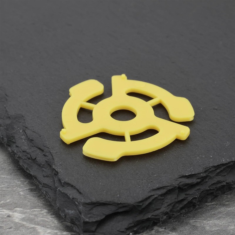 SING F LTD 10Pcs Flat Plastic Vinyl Record Adapter Spacer