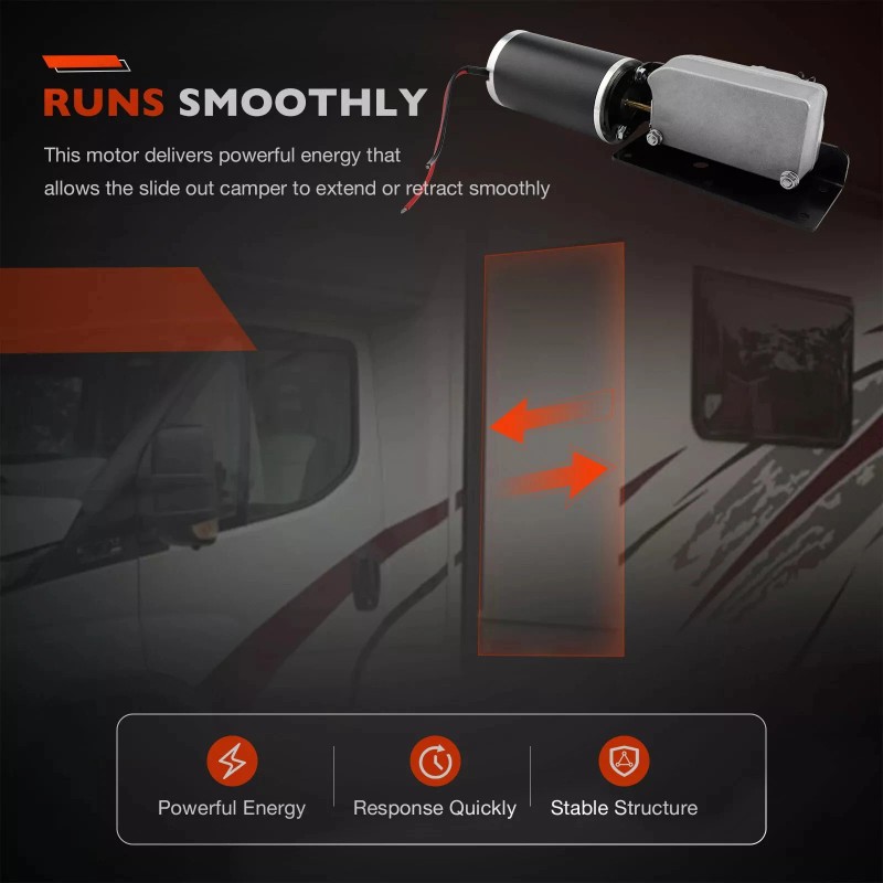 trustdrive RV Slide-Out Motor & Gearbox Assembly For RV BAL