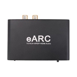 Peakloong EARC Audio Converter EARC ARC Audio Converter Sound Extractor EARC Sound Extractor Aux Sound Extractor Adapter for TV to Soundbar Speaker Amplifier