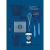Birkmann 709041 Mixing and Serving Bowl, Dark Blue, 1 Litre