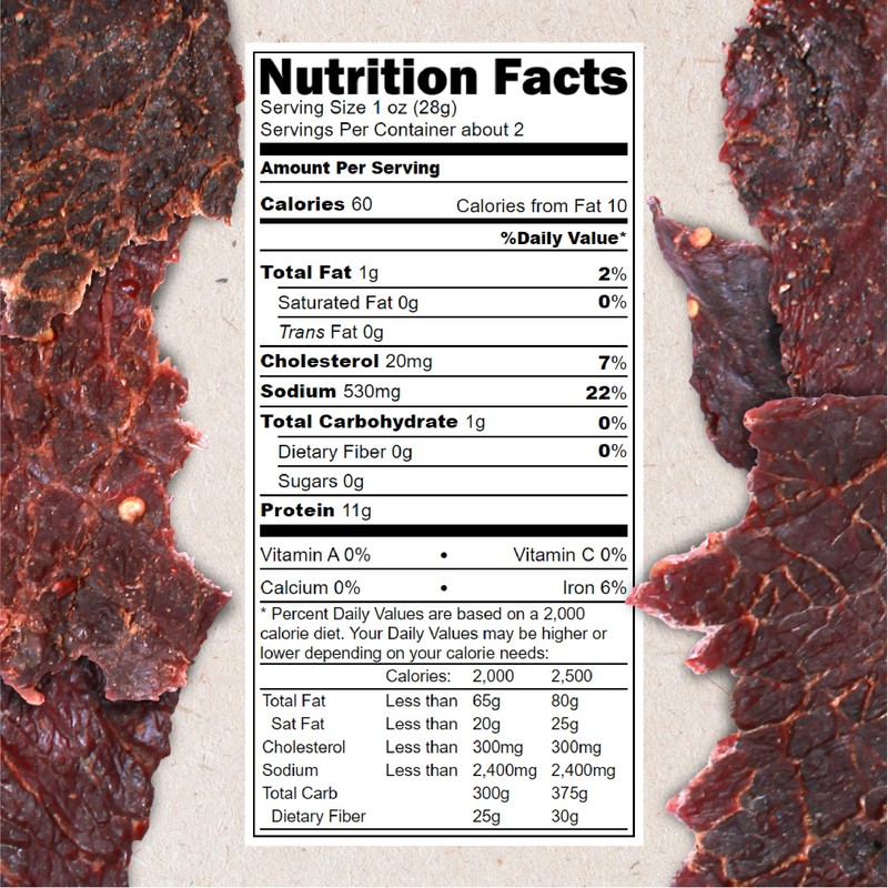 Hardtimes Handcrafted Beef Jerky - Black Pepper Flavor - 3