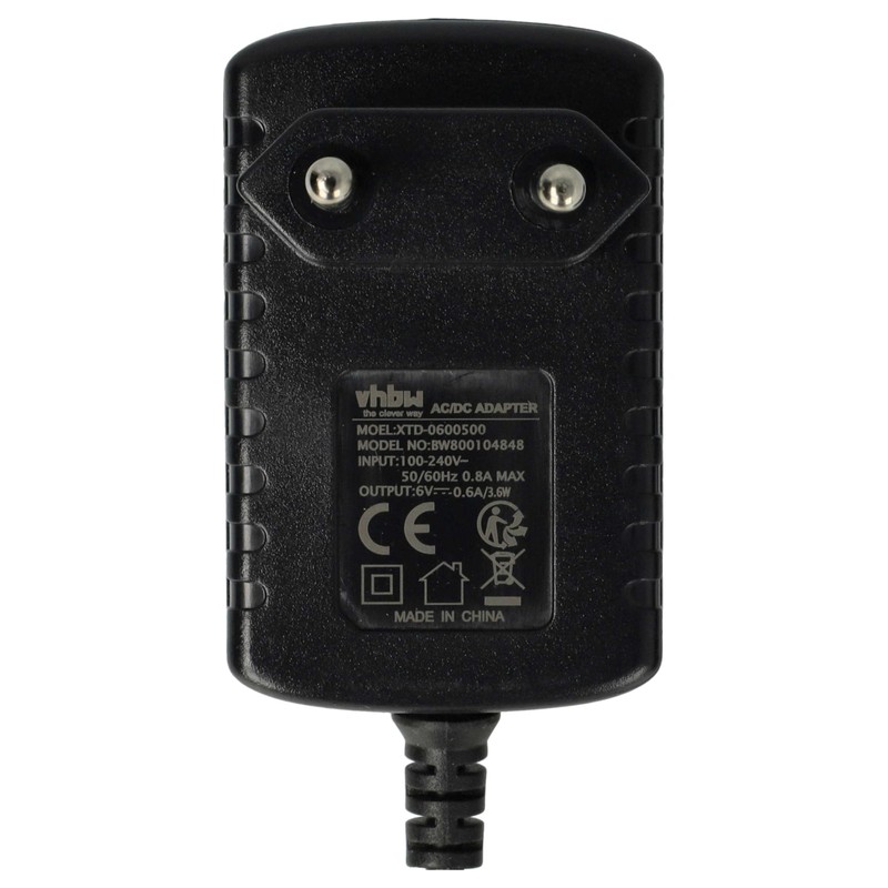 vhbw AC Power Supply Compatible with Braun Contour Pro 5751,