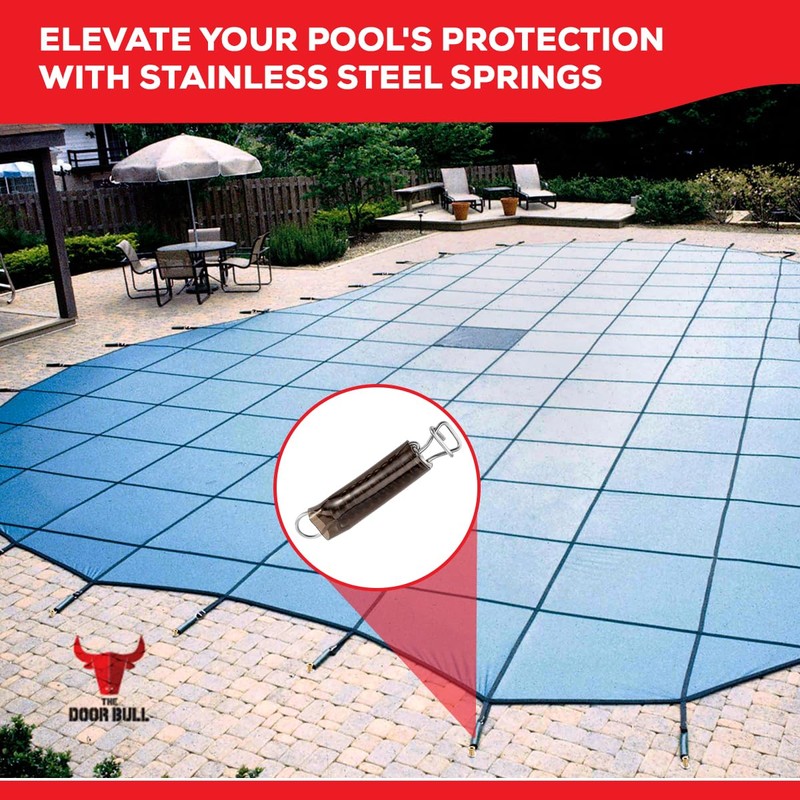 The Door Bull - Swimming Pool Cover Stainless Steel Spring