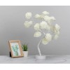 White Rose Lamp Light Up Rose Tree Lamp Tabletop Flower