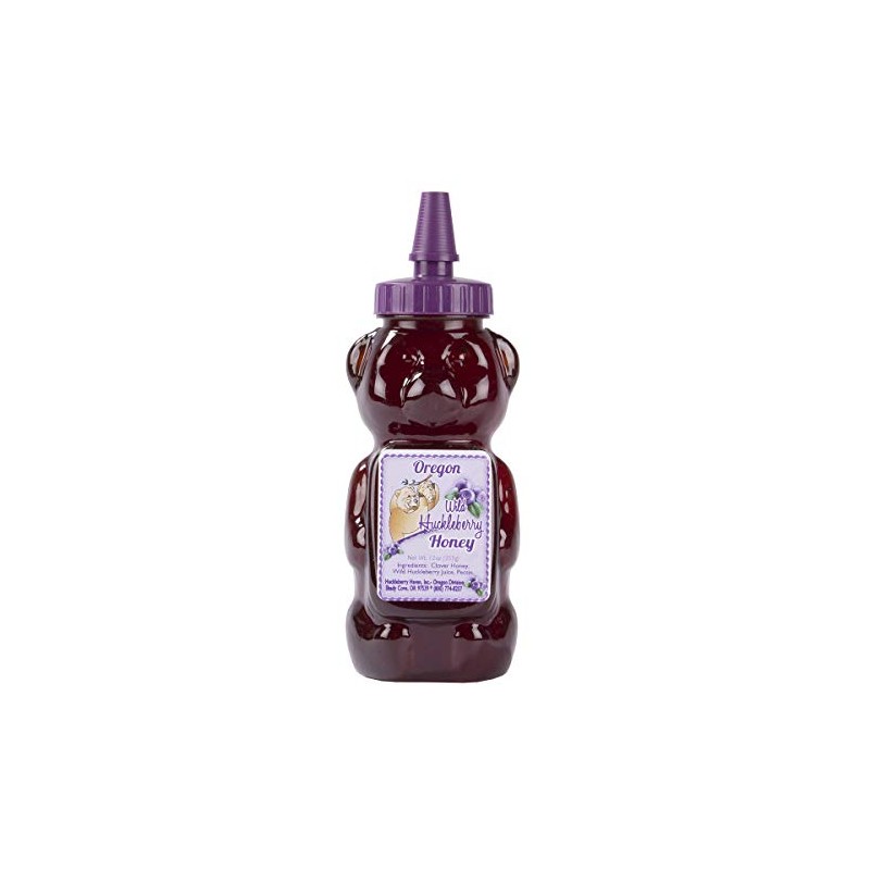 Huckleberry Haven NHB1201 Oregon Wild Huckleberry Honey, 12 ounces