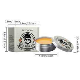 East Moon Men's Moisturizing Balm Gently Hydrates And Nourishes Refreshing Body And Facial Skin Care Balm - Colour: 50g
