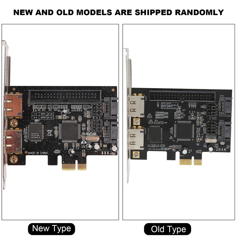Adapter Card PCIe to SATA ESATA IDE PCB Network Converter