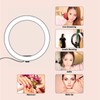 10 Inch 2400‑3000LM 12W LED Ring Light with Cell Phone